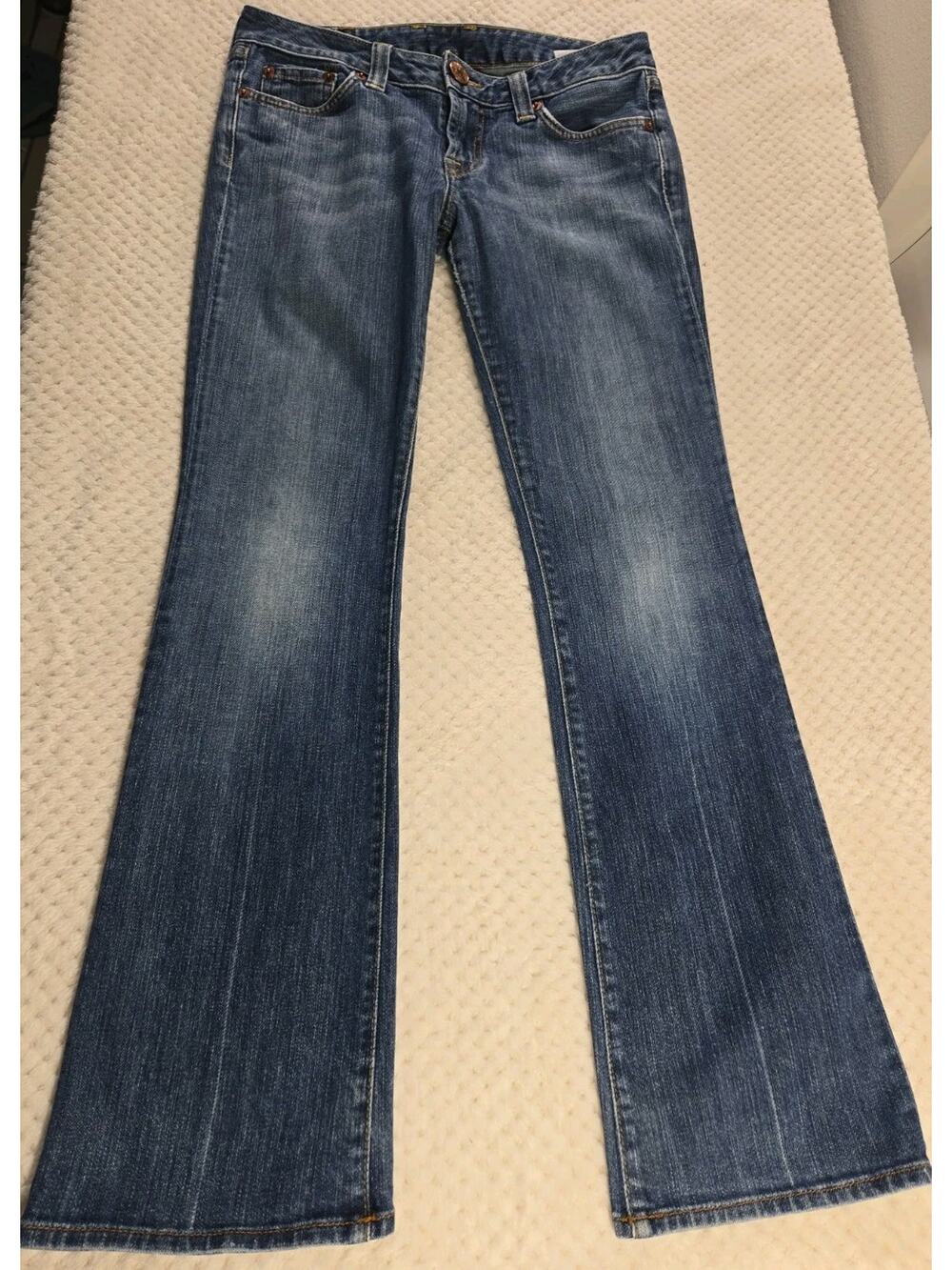 Lucky Brand Lola Boot Jean Women's Size 6 28 Medium Wash Stretch USA #104